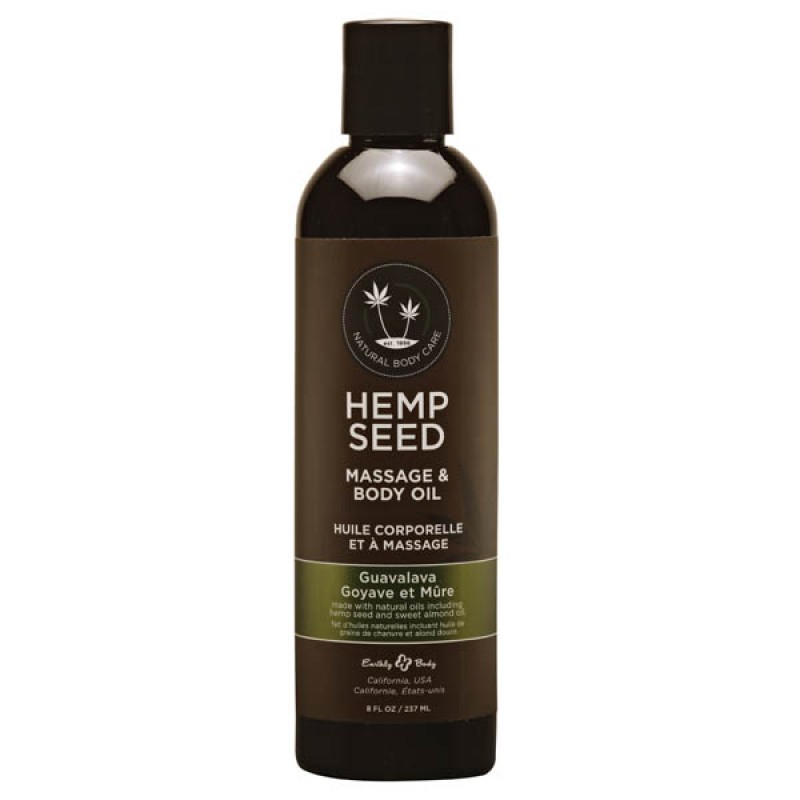 Hemp Seed Massage & Body Oil 237 ml - Guavalava